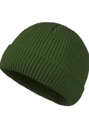 Knitted Hat for Men & Women Caps Wool Fashion Simple Warm Skullies Beanies Solid Autumn Winter Beanie Cap Trendy Style - 2025009-1254