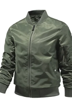 Solid Color Bomber Jacket Men Fashion Aviator Baseball Jacket New In Outerwears Spring Autumn Ropa Hombre Jackets For Men S-5XL
