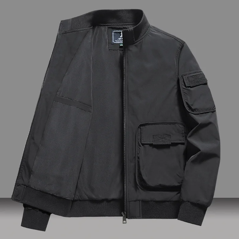 Cotton Flight Jackets for Men Spring and Autumn New Loose Oversized Men's Clothing Baseball Jacket Coats - Image 5