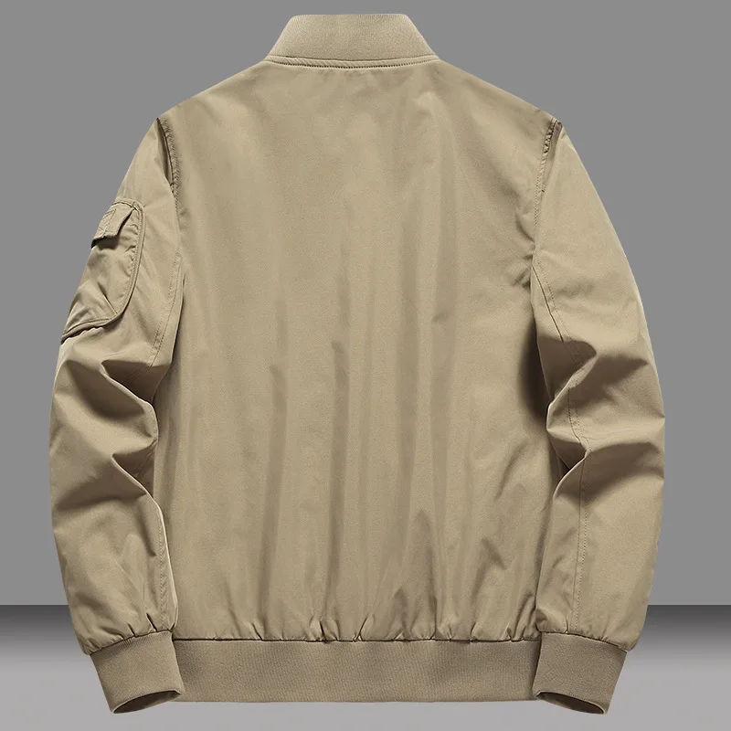 Cotton Flight Jackets for Men Spring and Autumn New Loose Oversized Men's Clothing Baseball Jacket Coats - Image 6